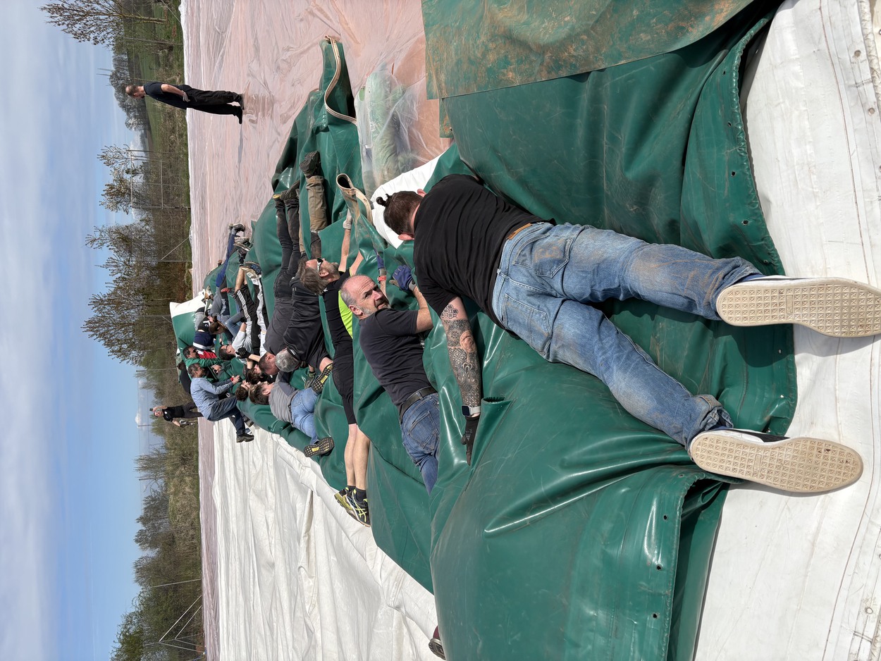 Ab sofort kann im Freien gespielt werden! 