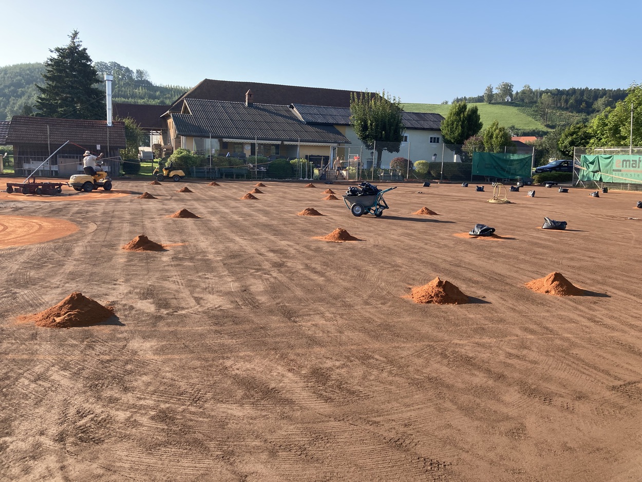 Platzsanierung am 22.5.2026